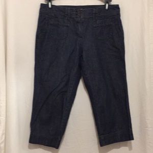 New York Co Capri Dark Soft Denim Size 10